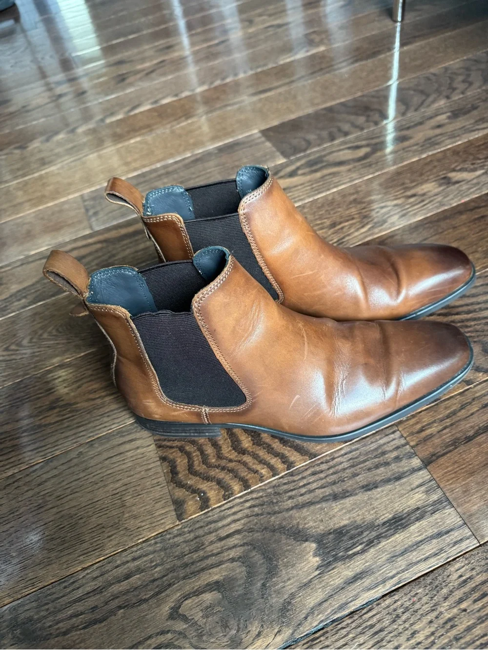 Nordstrom’s -Men's Tan Leather Chelsea Boots